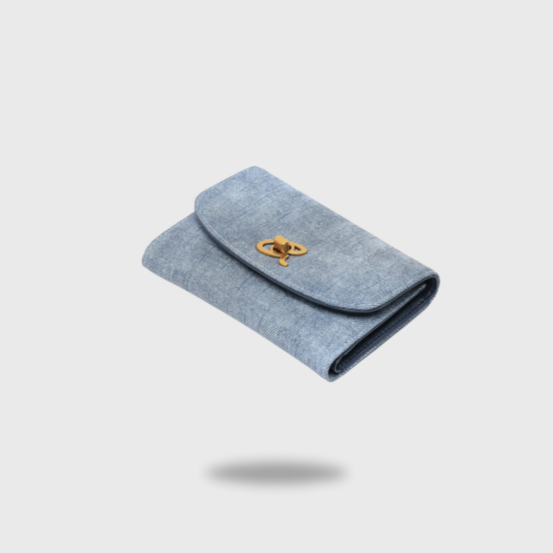 WALLET CELINE WITH DENIM EFFECT