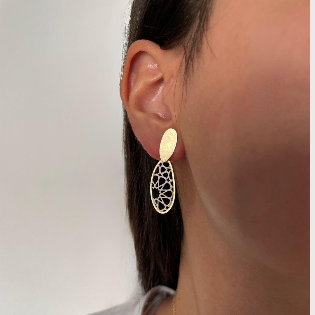 Granada oro + blanco conjunto