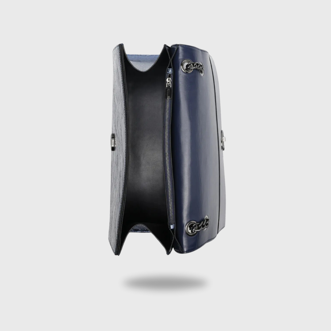 Blue shoulder bag