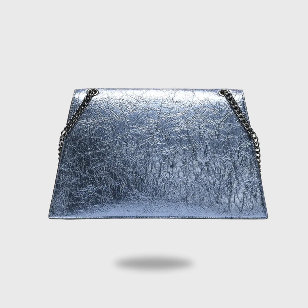 Blue shoulder bag