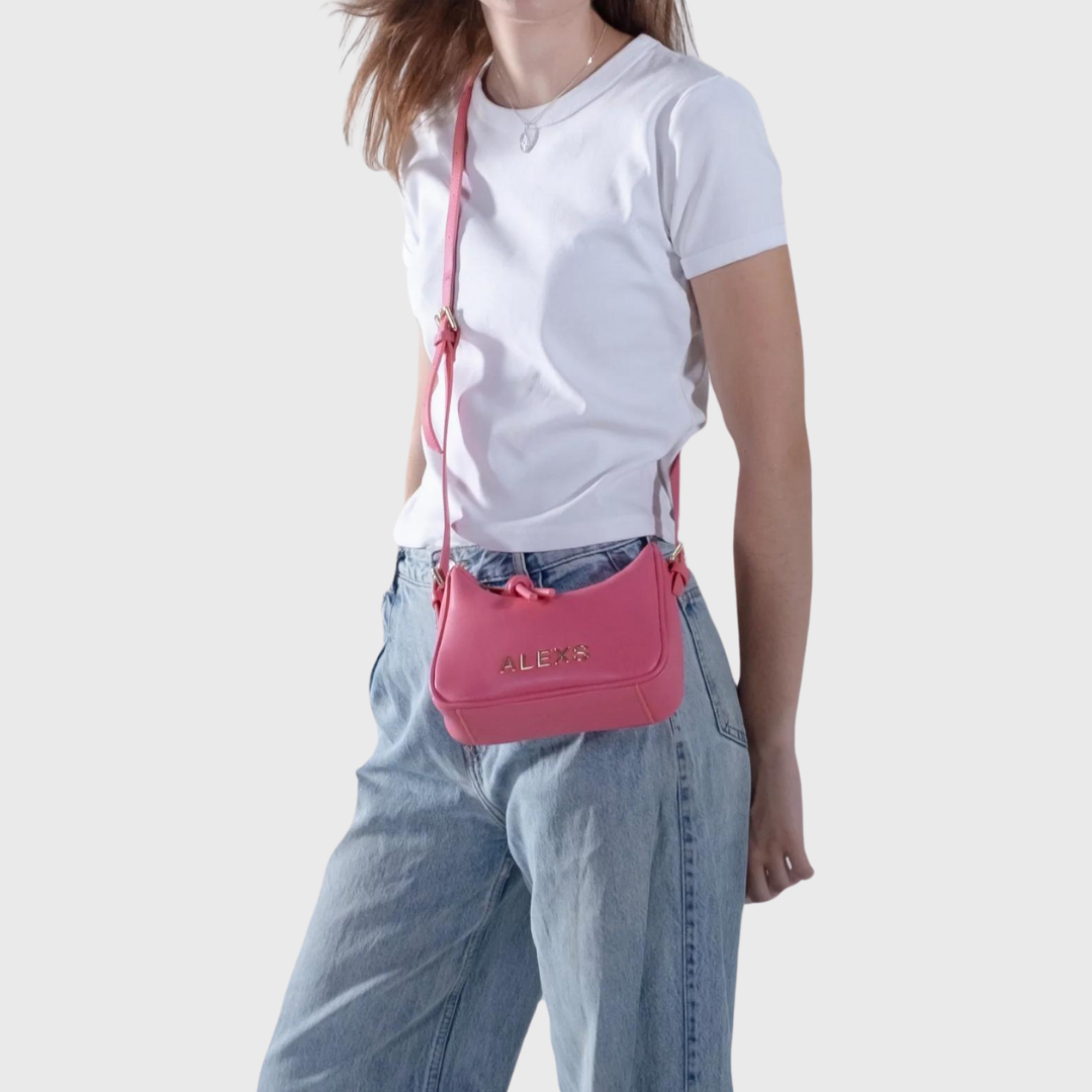 Bolso MINI Doble asa Rosa