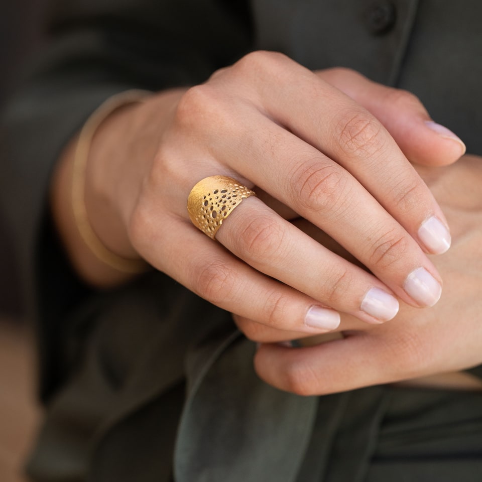 Anillo Horada dorado