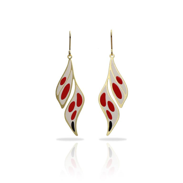 Pendientes Nara baño oro
