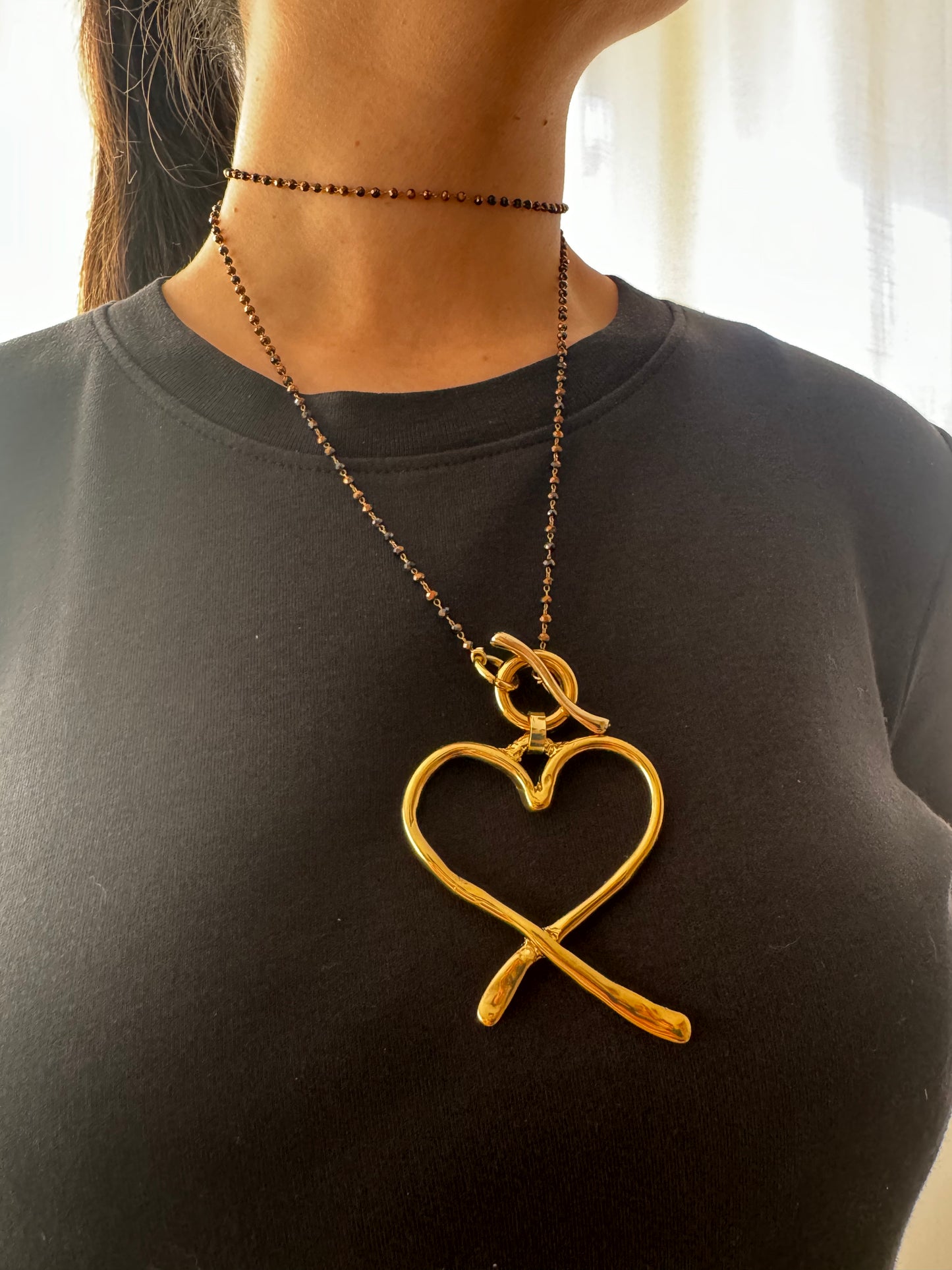 Collar de corazón