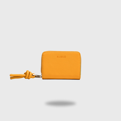 Cartera Amarillo/Turquesa Tirador nudo