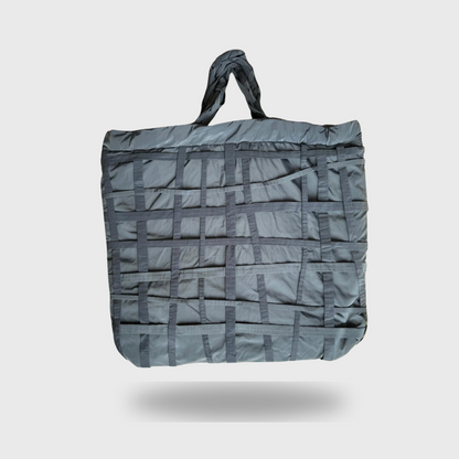 Bolsa de cesta acolchada impermeable azul