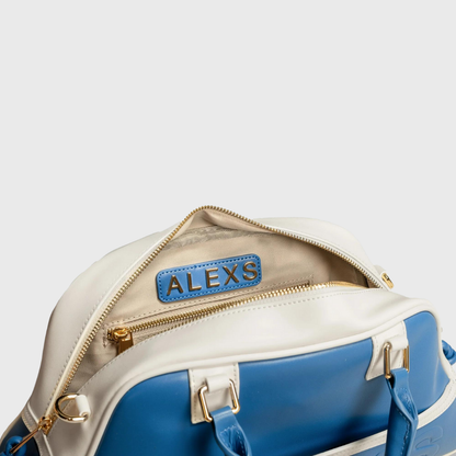 Bolso Deportivo Azul / Blanco