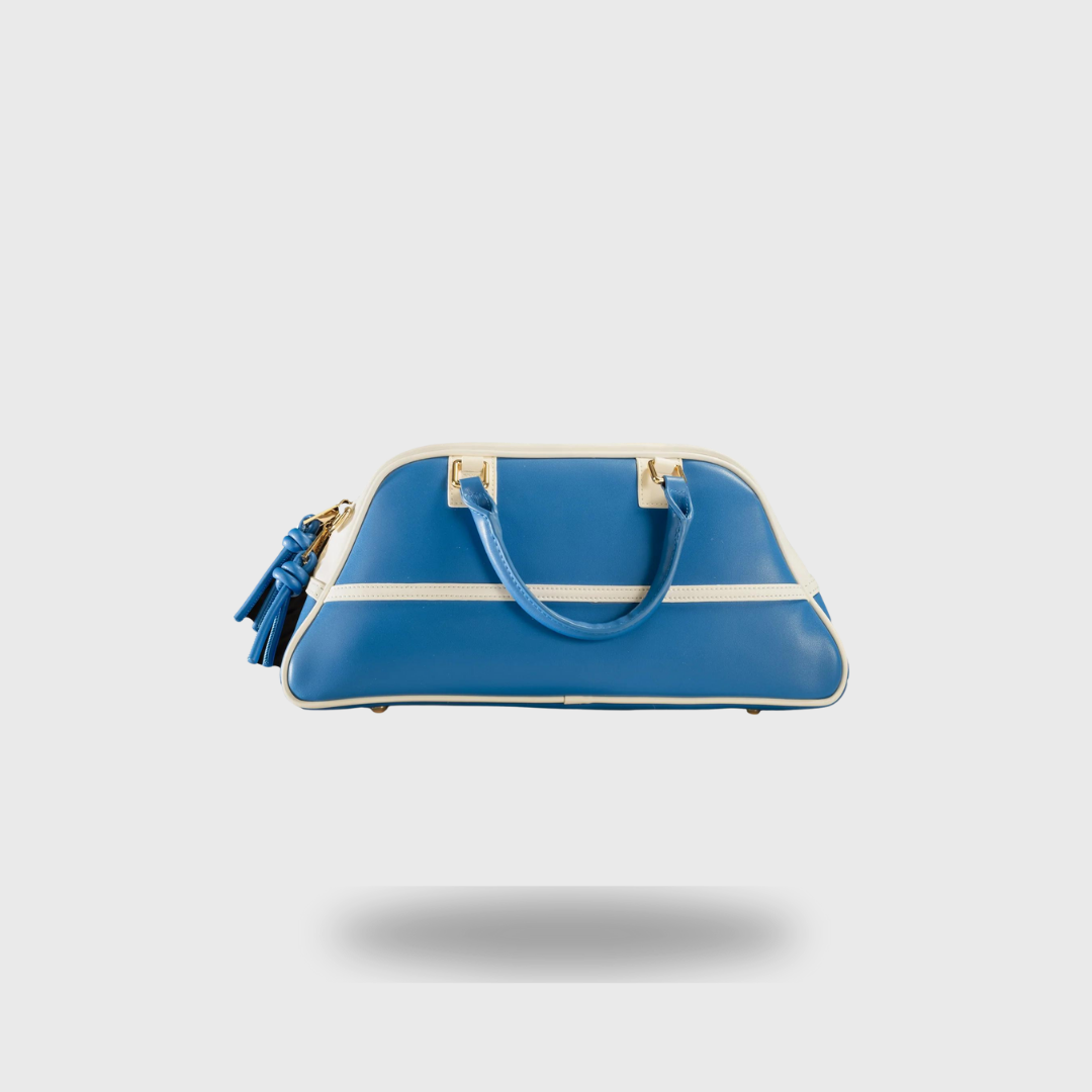 Bolso Deportivo Azul / Blanco