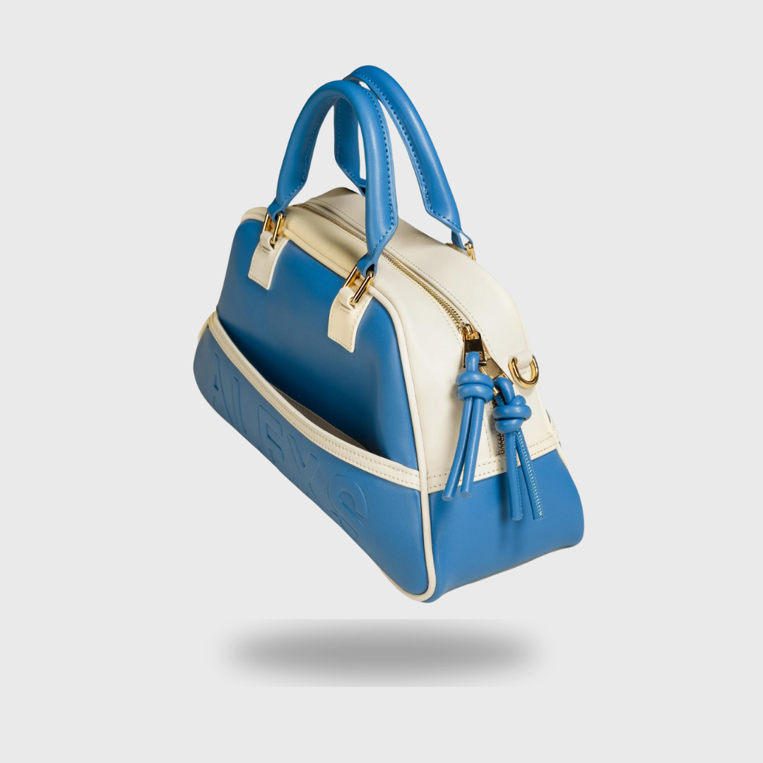 Bolso Deportivo Azul / Blanco