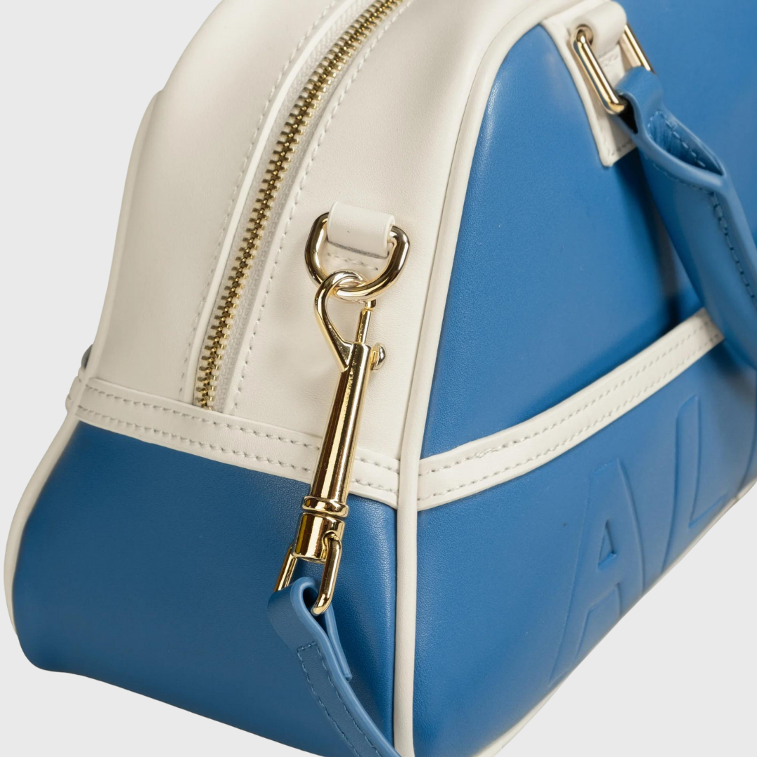 Bolso Deportivo Azul / Blanco