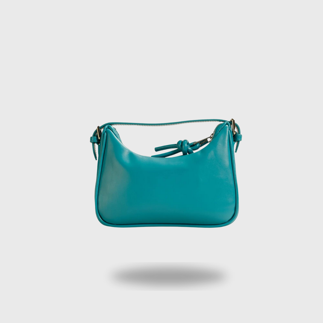 Bolso MINI Doble asa Azul cian