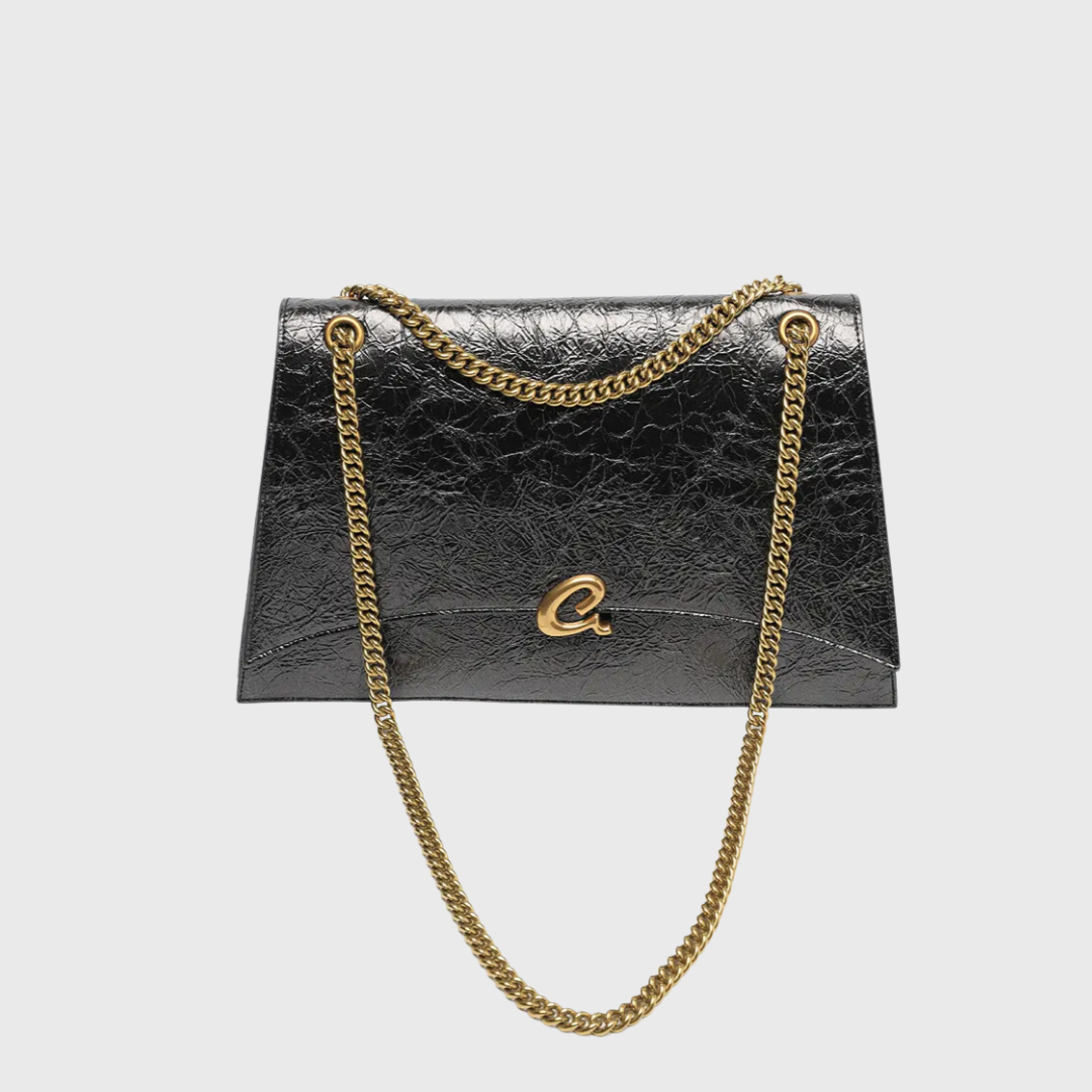 Black shoulder bag